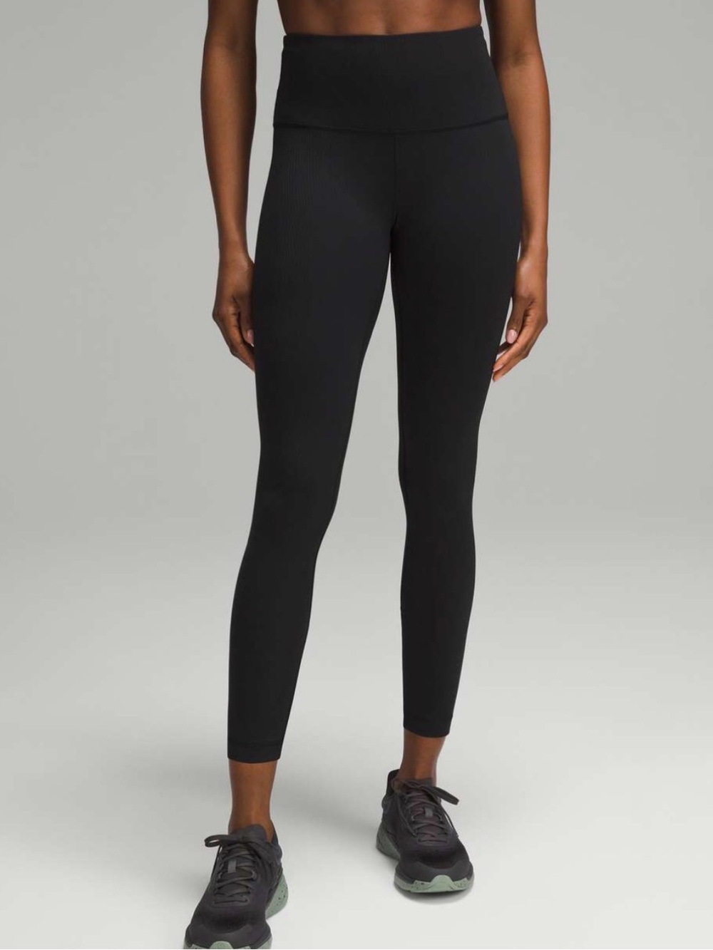 Lululemon Wunder Train High-Rise Ribbed Leggings Black